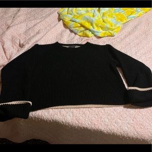 Topshop knit crop sweater